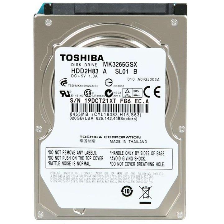 هارددیسک اینترنال توشیبا مدل MK3265GSX ظرفیت 320 گیگابایت TOSHIBA MK3265GSX Internal Hard Drive 320GB